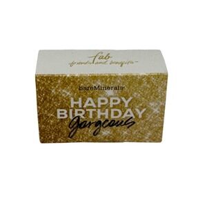 BareMinerals Happy Birthday Gorgeous Water Lily Eyeshadow Gold Sparkle Packaging